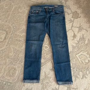 Size 34 waist Bonobos jeans in skinny fit. Rain blue.